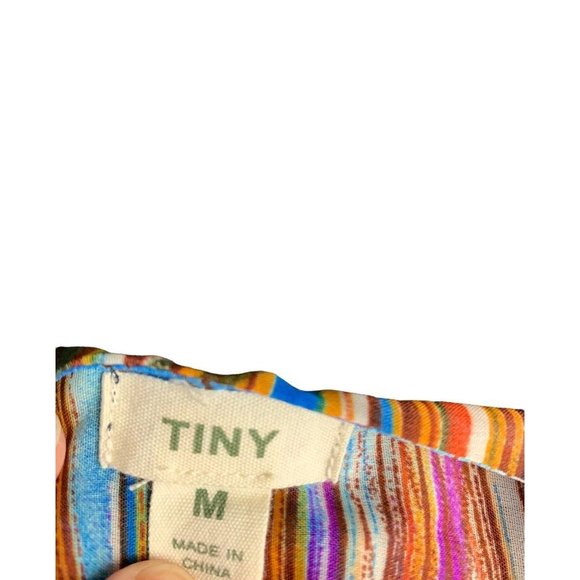 Medium Tiny Anthropologie Women's Shoreline Tunic Sheer V-Neck Sleeveless - Picture 9 of 9